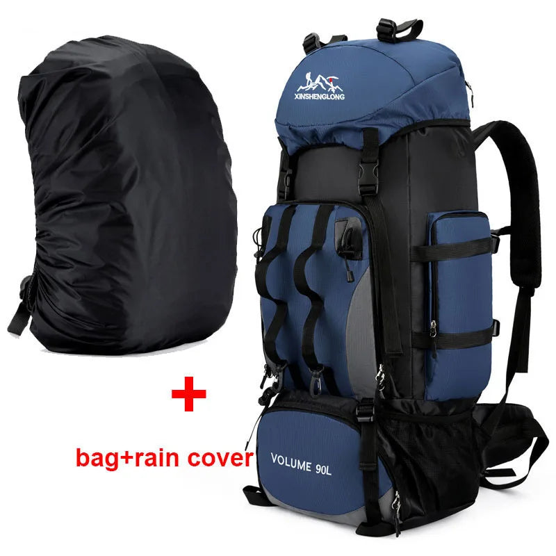 90 L wasserdichter Wander- und Campingrucksack